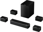 ULTIMEA 7.1CH Surround Sound System for TV, Soundbar with Dolby Atmos, 6.5" Wireless Subwoofer, APP Control, 4 Wired Surround Speakers, Peak Power 460W Soundbar for TV, Poseidon D80 (New 2025 Model)