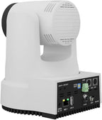 PTZOptics Move 4K 20x Auto-Tracking PTZ Camera with Built-in Tally Light, 3D Noise Reduction, and Advanced White Balance Modes (White)