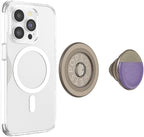 PopSockets Phone Grip for MagSafe with Kickstand, Magnetic Stand, Swappable Top, Secure Hold for iPhone MagSafe Cases, Phone & Tablet Grip - Lavender