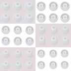 Silicone Ear Tips Replacement Earbud Tips for In-Ear Headphones (Inner Hole 3.8mm-5.5mm) 18 Pairs S M L