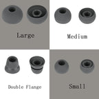 4 Pairs Silicone Ear Tips Earbuds Replacement Tips Earbuds Cap Eartips Tips Compatible with Powerbeats 1/2/3 Wireless Beats by Dre Headphones