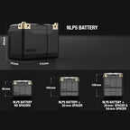 NOCO Lithium NLP5: Ultra-Light 12V Lithium Powersport Battery – Group 5 – 2Ah – 250A Start Power – Intelligent BMS – UL Certified
