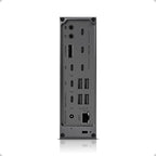 CalDigit TS5 Plus - 20 Port Thunderbolt 5 Dock, 140W Charging, 3X 80Gb/s Thunderbolt 5, 10x 10Gb/s USB Ports, Dual USB Controllers, 10GbE, Up to Dual 8K 60Hz Displays, 1.0m Braided Cable, 330W PSU