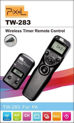 Pixel Wireless Timer Remote Shutter Release TW283-L1 Wireless Remote Control Wire Release Compatible with Panasonic S5 S1H S1R S1M S1 G95 G91 FZ10002 G9 GH5 G85 G81 GX8 GX7 GH4 GH3 FZ2500 FZ2000