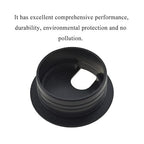 HAHIYO 2Pcs 1.5Inch/38mm Black ABS Plastic U-Shaped Desk Grommet Wire Grommet Cable Management Cord Hole Cover Desk Wire Hole Insert Wire Organizer for Computer Office Home School Equipment Systems