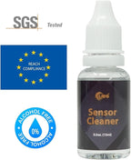 Digital Camera Micro Four-Thirds 4/3 (MFT) 12mm Sensor Cleaning Swabs x 14pcs + 15ml Liquid Cleaner for Mirrorless MILC and ILDC