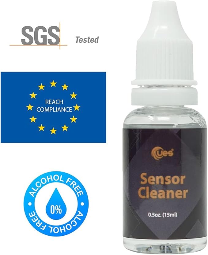 Digital Camera Micro Four-Thirds 4/3 (MFT) 12mm Sensor Cleaning Swabs x 14pcs + 15ml Liquid Cleaner for Mirrorless MILC and ILDC