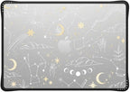 CASETiFY Impact MacBook Air 15" (M2-M4) Case [Cushioned Impact Corners/Scratch-Resistant/Anti-Slip Grip] - Stargazing - Clear Black