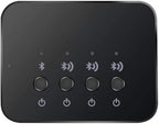 Bluetooth 4.0 Audio Sharer Audio Adapter 3.5mm Wired Stereo Music Sharing Device 1 in 3 Out Bluetooth and Audio Cable Connection Mode