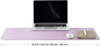 Cork Purple Desk Mat - Dual-Sided Desk Pad for Office and Home - Desk Organization and Accessories - Ideal for Large Mouse Pad and Desk Mats on Top of Desks(31.5"x 15.7")