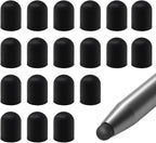 20 Pieces Replacement Tips Touch Screen Pens Tips Silicone Rubber for Touch Pen (Outer Diameter 6mm, Inner Diameter 4mm)