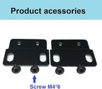 Jingchengmei 2 Pack of All Metal 1U Cable Management Horizontal Rack Mount Cable Manager with 12 Big Finger Slots for 19-inch Server Rack or Cabinet
