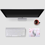 Mouse Pad, Gaming Mouse Pad, Non-Slip Rubber Base Mouse Mat with Designs for Laptop, Computer & Office, 9.5 x 7.9 x 0.12 inches (Marble 1)