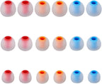 Earbud Tips Soft Silicone Earbuds Replacement Tips Fit for in-Ear Headphones(Inner Hole from 3.8mm - 4.2mm Earphones) 9 Pairs S/M/L