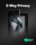 ZAGG InvisibleShield Glass Elite Privacy iPhone 15 Plus Screen Protector - 5X Stronger with Reinforced Edges, 2-Way Privacy Filter, Scratch & Smudge-Resistant Surface, Easy to Install