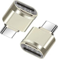 USB C Micro SD Card Reader (Pack of 2 Pcs), BorlterClamp Type C OTG TF Memory Card Reader Compatible with Laptop, MacBook, Tablet, Smartphone