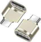 USB C Micro SD Card Reader (Pack of 2 Pcs), BorlterClamp Type C OTG TF Memory Card Reader Compatible with Laptop, MacBook, Tablet, Smartphone