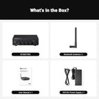 Fosi Audio Bluetooth Subwoofer Amplifier 2.1, BT30D Pro Subwoofer Amp with TPA3255 Chips 165W x2+350W & Bass Treble Control, 2.1 Channel Sub Amplifier for Desktop/Outdoor/Bookshelf Speakers