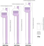C-Shaped Clip Finger Phone Grip, Sinjimoru Silicone Cell Phone Strap for Phone Case with Clip as Phone Loop Holder for iPhone Case & Samsung Phone. Sinji Loop Clip Lavender 230