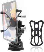 Strg Tablet Mount with Composite Double Socket Arm(Medium) for 6" Tablets, Tablet Holder Compatible with RAM Mount and All B Size 1" Ball Mounts Bases for Motorcycle Bike Car Truck etc