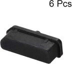 uxcell 6 Pcs Clear Ethernet Hub Port Display Port Adapter Anti Dust Cover Cap Protector Plug