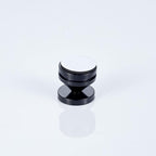 Speaker Spikes Floor Protectors 8pcs, Light Weight Shockproof Speaker Isolation Stand Feet for HiFi Amplifier, Subwoofer, DAC Recorder, Turntable, Cone Base Pad with Adhesive, Black