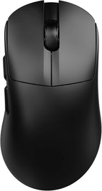 AJ179 V2 Triple Mode (2.4G/Wired/Bluetooth 5.2) Gaming Mouse, 12000 DPI, 56g Ultra-Light, Programmable 6 Buttons, 1000Hz Polling Rate, Ergonomic Right-Hand Design for Computer Laptop PC, Black