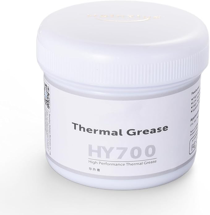 HY700-50g CPU Thermal Heatsink Grease Paste Compound Thermal Conductivity: >3.14W/m-k Carbon Based High Performance for CPU PC GPU PS5-50 Grams (!!Capacity:50g is The Third of one Bottle!!