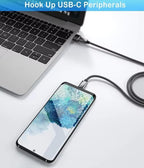USB C to USB Adaptor 5 Pack,USB to USB C Adapter,Type C Male to A Female Charger Converter Kit Connectors for Laptops, Phones, Tablets, Computers, Electronics