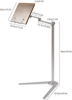 Book Stand for Reading, Floor Stand/Holder for Laptop,Tablet,Phone,Compatible with MacBook,iPad Notebook