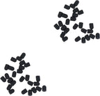 60 Pcs Rubber Tips for Stylus Pens:0.5x0.5x0.5cm Replacement Nibs for Touch Screen Pen Tips Replacement Capacitance High Sensitivity and Precision, No Scratches, Universal Stylus Ends for Touch Scree
