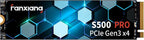 S500 Pro 1TB NVMe SSD M.2 PCIe Gen3x4 2280 Internal Solid State Drive, SLC Cache 3D NAND TLC, Up to 3200MB/s, Compatible with Laptop and PC Desktops(Black)