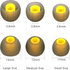 Earbud Tips Replacement - 9 Pairs SML Eartips Eargels