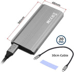 CY Type-C USB3.2 USB4 20Gbps to M-Key M.2 NGFF NVME SATA SSD PCBA Enclosure 2280/2242/2260mm RTL9220