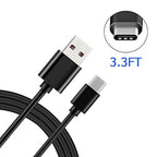 3ft USB-C Cable for iPad Pro 12.9/11 2018 Galaxy Ultra S20+S10 S9 Note 10 Tab S4 Cord,MacBook Air Type C Cable For Google Pixel 3a 2 XL,LG,Sony Xperia XZ,OnePlus 5 USB Type C to A Charging Cord