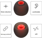 Replacement Earbud Tips Earbud Covers Silicone Tips Ear Gels Fit for Inner Hole from 3.8mm - 5.1mm Earphones 9 Pairs S/M/L