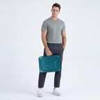 DOMISO 15.6 inch Laptop Sleeve with Handle Shockproof Waterproof EVA Protective Case for 15.6" Yoga 720 IdeaPad 310 320 ThinkPad T570/Legion 5 Gen 6/HP Envy 15/15.6" Notebooks, Teal