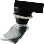 WJSKDQ 4PCS Thumb Operated Offset Thumb Cam Lock Black Cam Lock