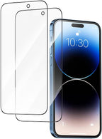 PERFECTSIGHT 2 Pack Compatible for iPhone 14 Pro Max Screen Protector 6.7 Inch, [ 6X Strogner ] HD Clear Premium Tempered Glass Case Friendly 9H Hardness Bubble Free Easy Installation