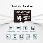 GIGASTONE 128GB Micro SD Card 5-Pack, A1 V30 4K Video Recording, Compatible with Security Camera, Dash Cam, Drone, 100MB/s MicroSDXC Memory Card UHS-I, with Adapter