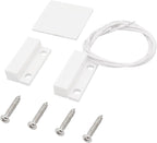 Magnetic Reed Switch Wired Surface Mount Normally Closed NC Contact Sensor Alarm Magnetic Door Switch with 2 Wires, ABS, MC-38