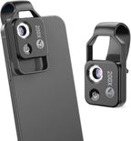 APEXEL 200X Phone Microscope Lens, Nano Zoom Phone Micro Lens for iPhone Android with LED Light CPL Universal Clip, Nanozoom Mini Pocket Digital Microscope, Portable Smartphone Macro Lens Camera