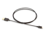 Amazon Basics 5-Pack USB-A to Micro USB Charging Cable, 480Mbps Transfer Speed with Gold-Plated Plugs, USB 2.0, 3 foot, Black