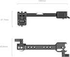 SmallRig Adjustable Camera Monitor Mount with Quick Release NATO Clamp, Cold Shoe Mount, Anti-Twist Design for DJI RS 4 Mini/RS 2 / RSC 2 / RS 3 / RS 3 Pro/RS 3 Mini - 5337