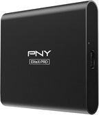 PNY EliteX-PRO 4TB USB 3.2 Gen 2x2 Type-C Portable Solid State Drive (SSD) – (PSD0CS2260-4TB-RB)