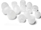 8 Pairs Extra Small Earbuds Tips, Silicone Ear Tips Universal, Silicone Earbud Tips Replacement Transparent