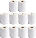 FungLam 10 Rolls 4"x6" Direct Thermal Printer Label, Shipping Labels Compatible with Zebra, Rollo and Most Thermal Printer, Perforated Postage Label Paper, 250 Labels/Roll
