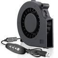GDSTIME 75mm USB Fan, 75mm x 15mm Blower Fan, 5V DC Brushless Cooling Fan For Laptop