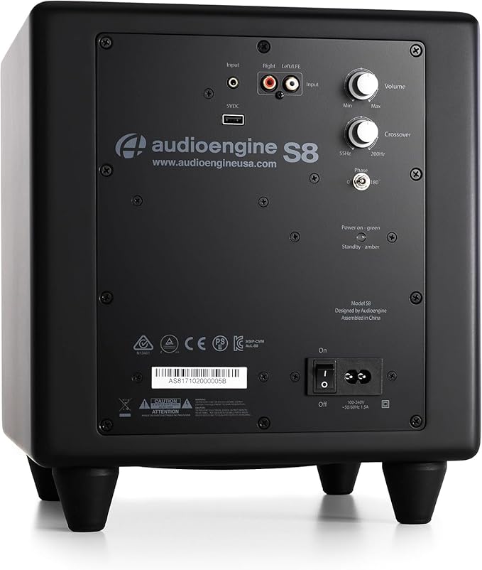 Audioengine A2+ Desktop 24 Bit Wireless Bluetooth Desktop Speakers - 60W Computer Speakers for Music and Gaming
