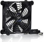 Quiet 140mm USB Fan, 5V USB Portable Cooling Fan for Flat Panel TV Receiver Router DVR PlayStation Xbox Computer Cabinet Cooler